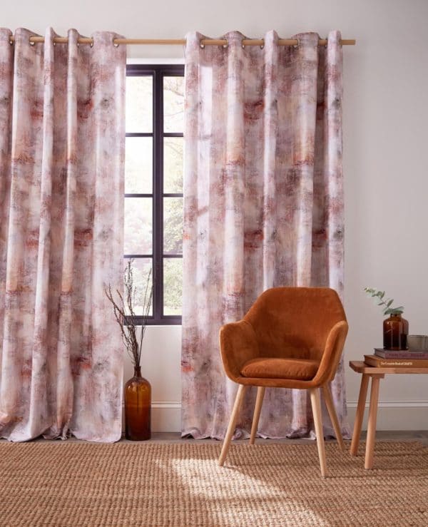 Monet Lined Eyelet Curtains