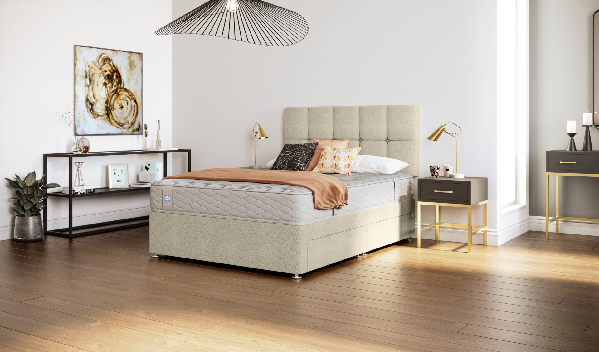 Sealy Ortho Plus Scafell Medium Firm Mattresses PostureTech Core Support